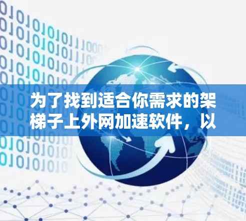 为了找到适合你需求的架梯子上外网加速软件，以下是详细的步骤
