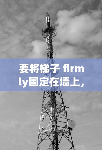 要将梯子 firmly固定在墙上，确保其稳固，可以按照以下步骤操作