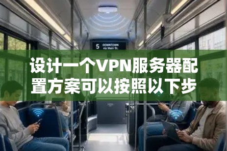 设计一个VPN服务器配置方案可以按照以下步骤进行，确保VPN的安全性和高效性
