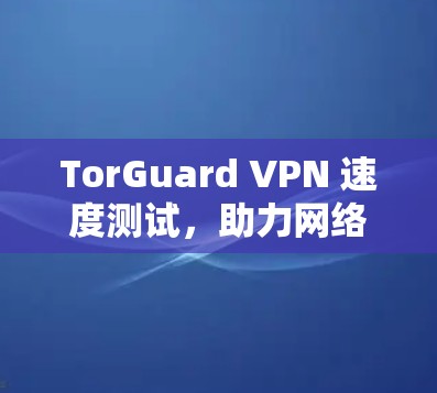 TorGuard VPN 速度测试，助力网络安全的高效防护